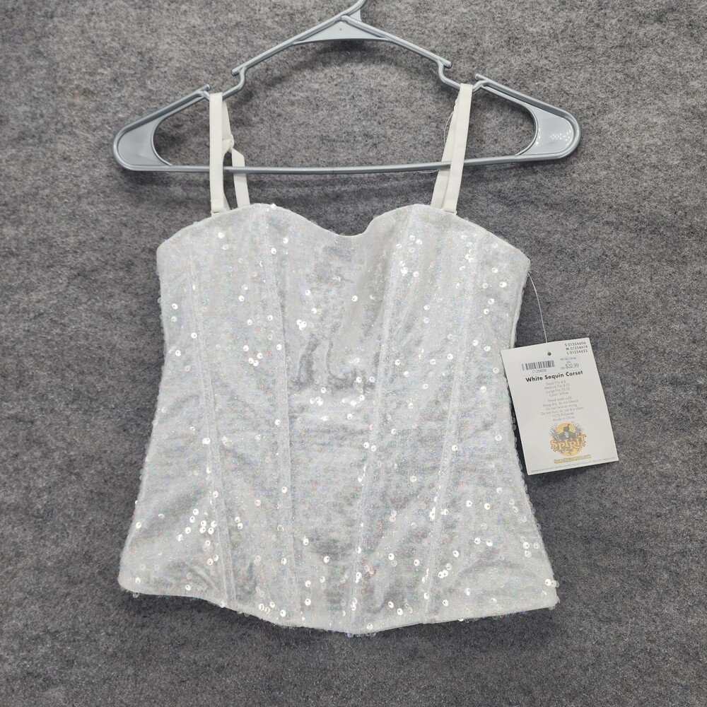 Spirit Halloween White Corset Womens Small 4-6